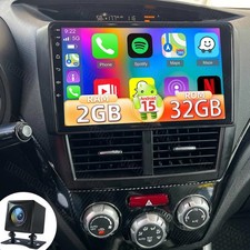 For Subaru Forester 2007-2013 Apple CarPlay Android 15 Car Stereo Radio GPS Cam