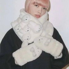 Miffy Muffler  Miffy Cream Mascot Keyring Bundle