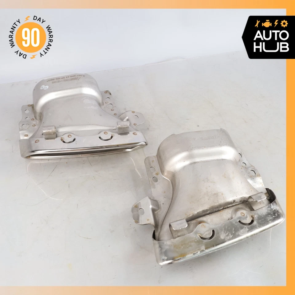 Juego de puntas silenciador escape izquierda y derecha 10-16 mercedes w221 s550 sl400 amg fabricante de equipos originales Foto 2 de 4