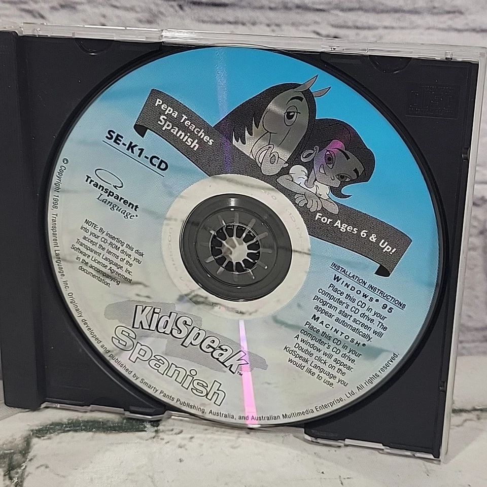 Scholastic Books Kidspeak Kids Speak Spanish CD Rom Age 6+ Educational Game - Image 2 of 3