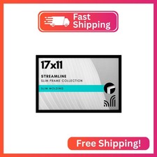 Americanflat 17x11 Picture Frame with Polished Plexiglass - Streamline Collectio