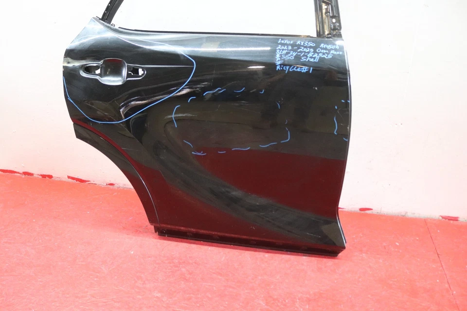 2023 2025 LEXUS RX350 RX450H RIGHT SIDE REAR DOOR SHELL OEM Foto 3 de 4