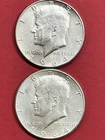 Silver Kennedy Half Dollars~1964~ One From Each Mint~Denver & Philly