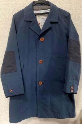 VISVIM Herren Mantel GORE-TEX blau Gr.1 Jacke außen Freizeit Baumwolle Nylon