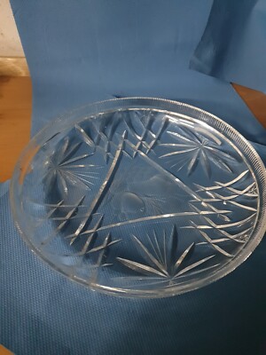 Kuchenplatte Glas Kuchenteller Obstplatte Torten 29 cm Durchmesser