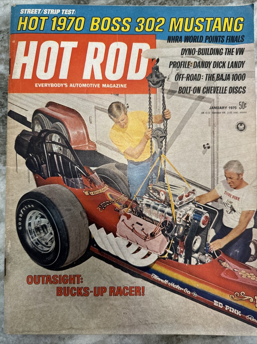 【Hot Rod】　ヴィンテージマガジン　1970年代 Hot Rod】 ヴィンテージマガジン 1970年代