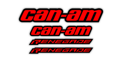 Stickers Aufkleber Can-Am Renegade - RMX Graphics Decals Designs