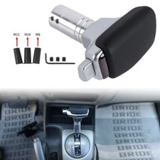 Universal Black Leather Ap Style Automatic Transmission Gear Shifter Shift Knob