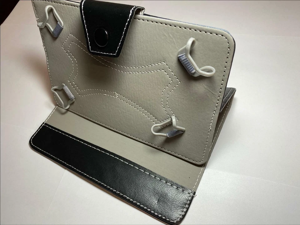 Black PU Leather Case Stand for NATPC M009S RTB ULTIMATE Capacitive 16GB Tablet - Image 4 of 4