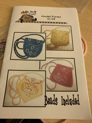 Sew Crafty Amulet Purses Patterns And Beads 