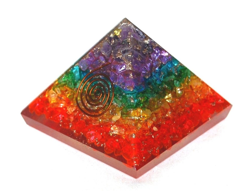 Orgon-Chakra-Pyramide,Crystal Pyramid,Orgonit Cloudbusterpositive