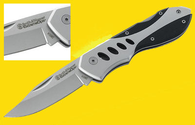 Taschenmesser mit Nagelrille S&W Extreme Ops, SWEU4 Zweihandmesser Clip, 236111