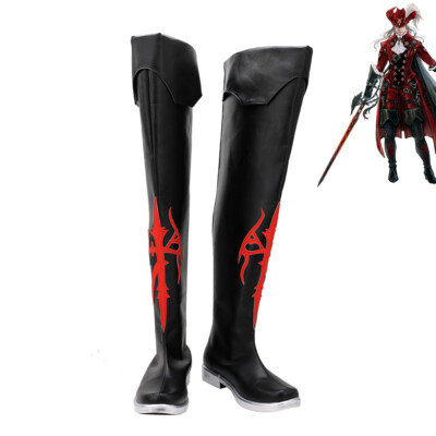 FF XIV/FF 14 Red Mage Shoes Cosplay Men Boots