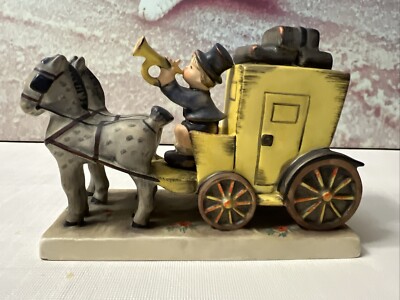 1952 Goebel Hummel Figurine The Mail Is Here 226 TMK 6 Vintage Made in Germany