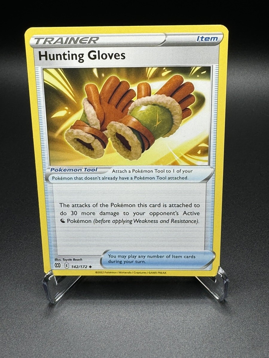Pokmon TCG Hunting Gloves Brilliant Stars 142/172 Regular Uncommon Pokmon TCG Hunting Gloves Brilliant Stars 142/172 Regular Uncommon
