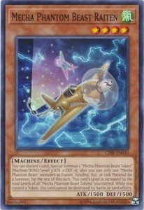 Mecha Phantom Beast Raiten - CIBR-EN030 - Common - Unlimited Edition x3 - Near M