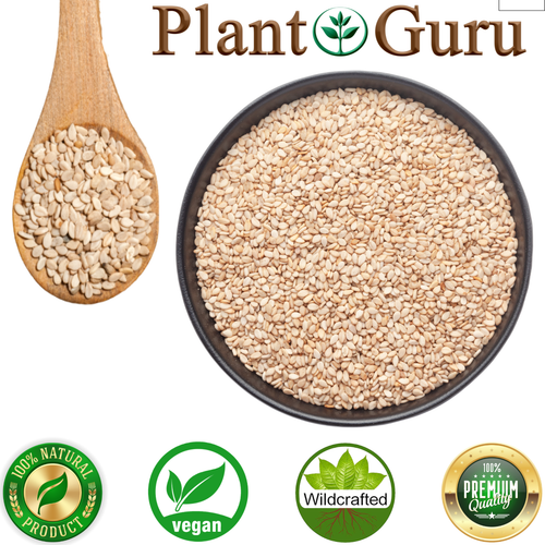 Sesame Seeds Natural Unhulled Whole Raw 100 Pure NonGMO, Kosher