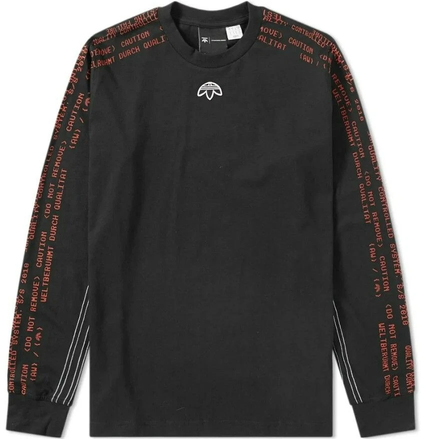 Wild Roeispaan heilig Alexander Wang x Adidas Long Sleeve Shirt Black Men&#039;s Size Small | eBay