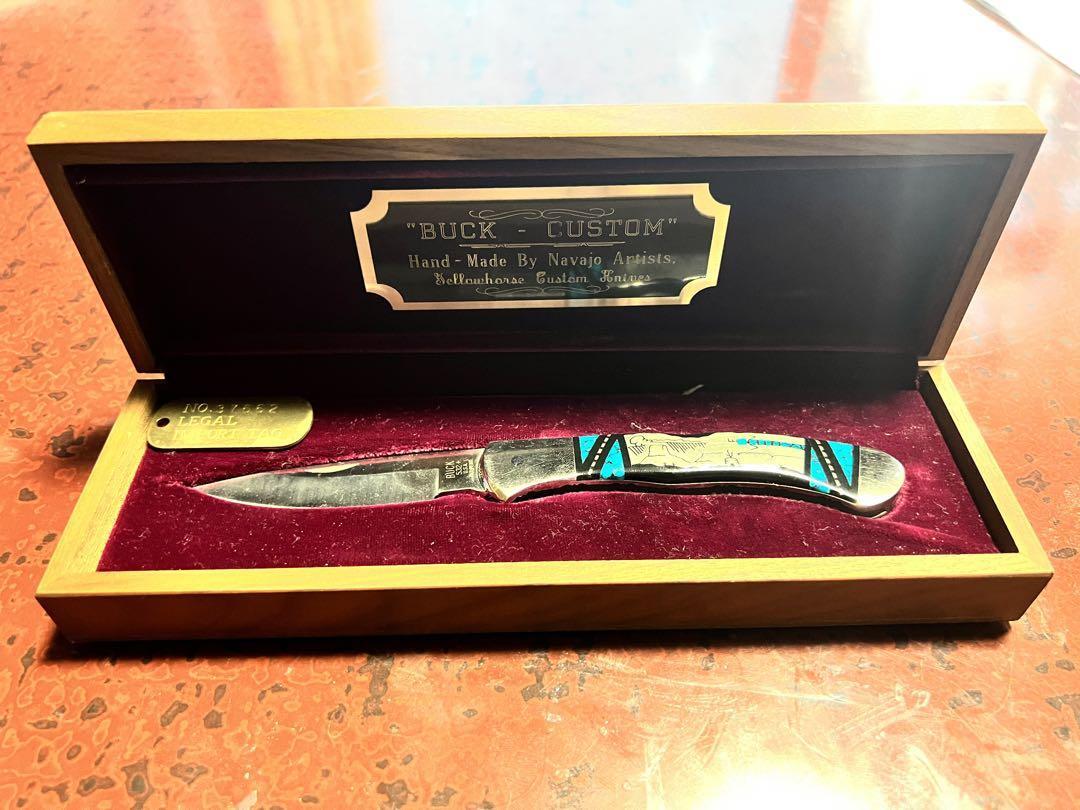 BUCK 532 Yellowhorse Navajo Knife Custom Limited Edition USA BUCK 532 Yellowhorse Navajo Knife Custom Limited Edition USA