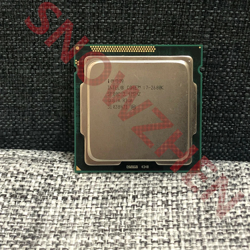 Processeur Intel Core I7-2600K – Socket LGA1155, 3.4 GHz, 4 Cœurs, Reconditionné