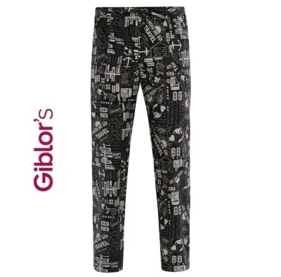 PANTALONI CUOCO Travel KOCHHOSEN 19P08P334-T GIBLOR'S CHEF PANTS