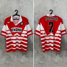 WIGAN WARRIORS 1998 1999 HOME RUGBY LEAGUE SHIRT #2 ROBINSON NIKE JERSEY SIZE L