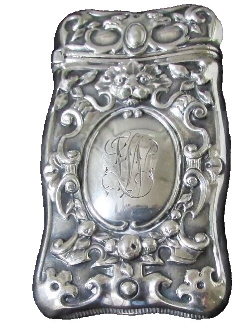 Gorham repousse Art Nouveau objetos antiguos de plata esterlina-EE. UU.