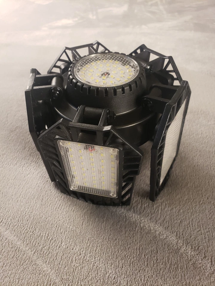 Foldable E26/E27 LED Garage Lights 150W Garage Ceiling Shop Light Bulb - Image 2 of 4