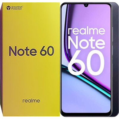 Realme Note 60 4G Marble Black 128GB + 6GB Dual-SIM Factory Realme Note 60 4G Marble Black 128GB + 6GB Dual-SIM Factory