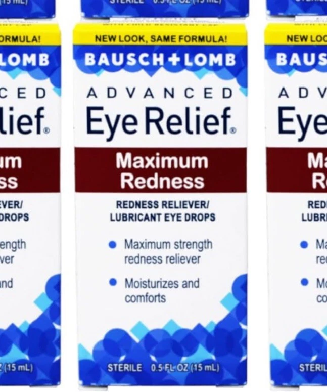 BAUSCH + LOMB Bausch & Lomb Advanced Eye Relief Maximum Redness Eye Drops 15ml - Exp 09/26