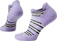 Smartwool, Women's Run Ankle Socks, Targeted Cushion, New, Small, Purple