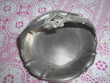 ZINNSCHALE/-K&Ouml;RBCHEN mit Fuss Durchmesser 20 cm