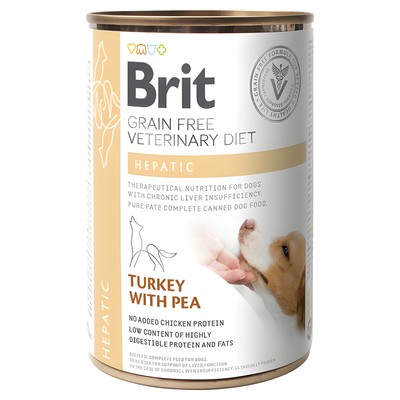 Brit Vet Dog Hepatic/Leber 400 g, Hundefutter, NEU