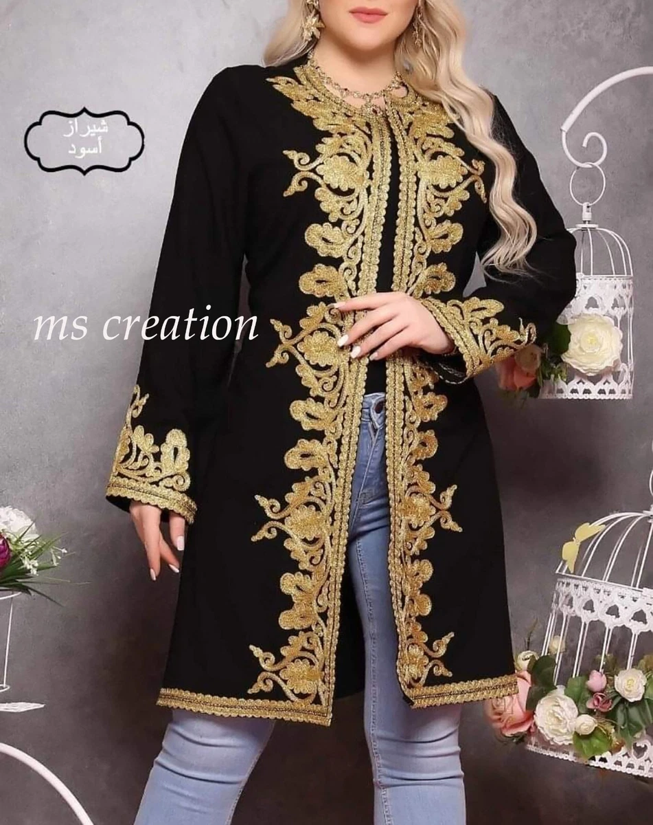 Sale!! Royal Fashion Dubai Moroccan Kaftan Fancy Abaya Jacket Party Wear  Dress 5 | eBay