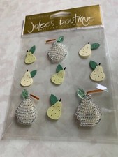 Jolee's Boutique Jeweled Pears Brand New
