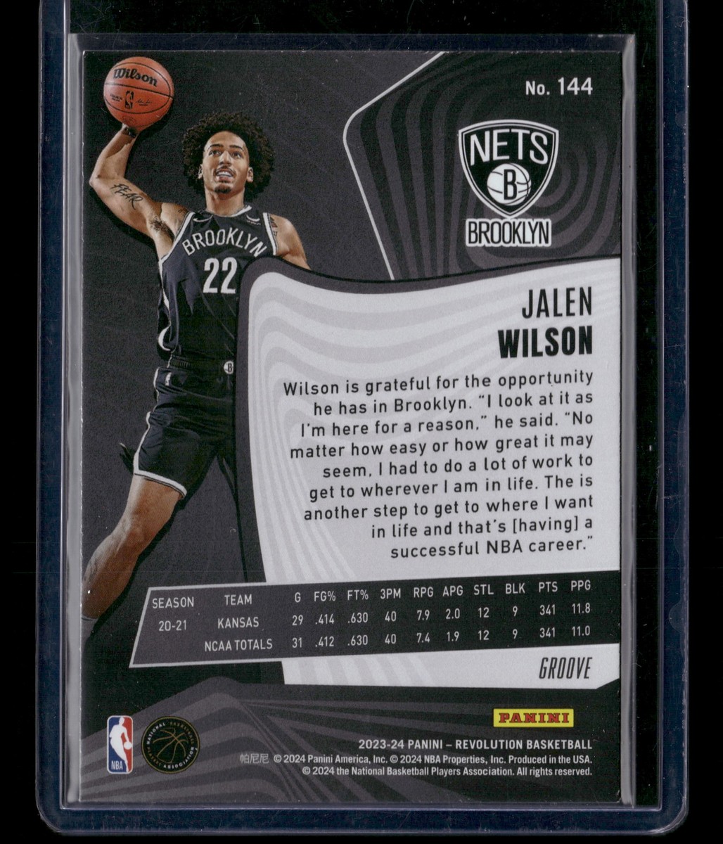2023-24 Panini Revolution #144 Jalen Wilson - Groove - RC - 11438