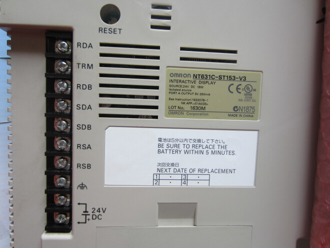 Écran Tactile Omron NT631C-ST153-V3 - Neuf Dans Sa Boîte D'origine