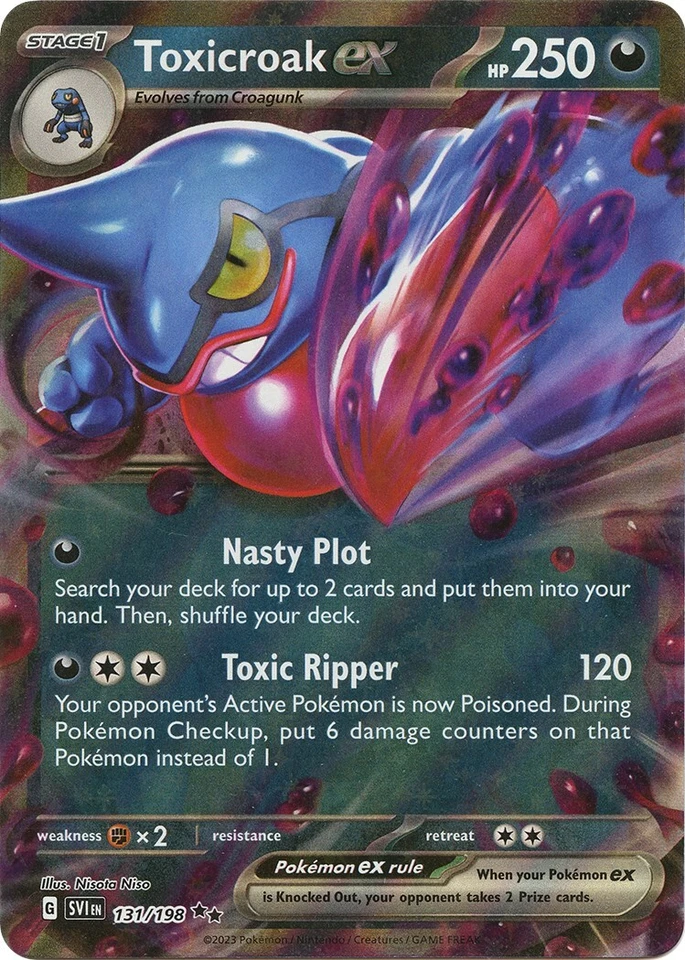 Toxicroak Ex 131/198 SV01: Scarlet & Violet Base Set