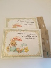 Vintage Hallmark Baby Shower Invitations 2 Pkgs 16 Invites  Envelopes Unopened