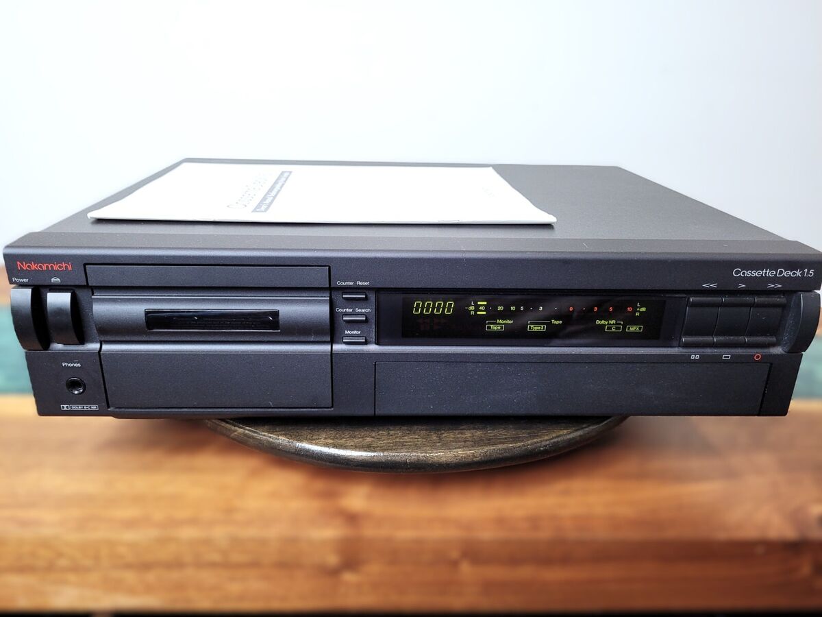 NAKAMICHI CASSETTE DECK 1.5 3 HEAD SYSTEM HIGH END RARE MINT NAKAMICHI CASSETTE DECK 1.5 3 HEAD SYSTEM HIGH END RARE MINT