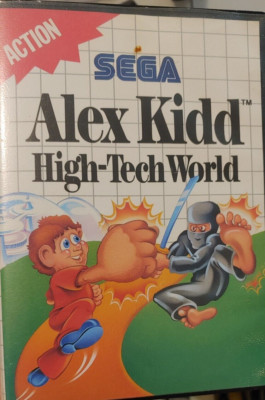 Alex Kidd High-Tech World (1989) Sega Master System (Modul Box) working
