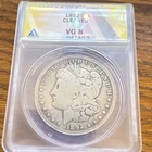 1892 S Morgan Silver Dollar $1 San Francisco ANACS VG 8 Cleaned 0.9 Fineness
