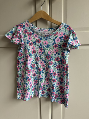 Crewcuts T-Shirt Blumenmuster 6-7 Jahre 