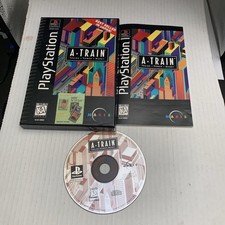 A-Train (Sony PlayStation 1, 1996) Complete Tested Works See Pics More In Store