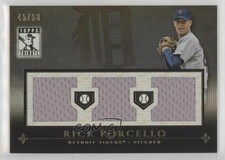 2010 Topps Tribute Triple Relic Black 45/50 Rick Porcello #TTR-RP i6j