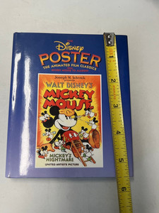 DISNEY Poster the animated Film Classics hardback mini book Hyperion