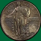 1930 Standing Liberty Quarter Choice Extremely Fine XF+/AU Coin #43172