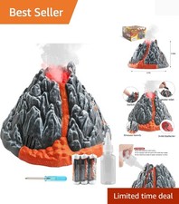 Interactive Mist-Spouting Volcano Toy with Dinosaur Sounds for Kids 3-5