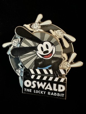 Disney Oswald Lucky Rabbit Jumbo Spinner Pin 95th Anniversary Celebration