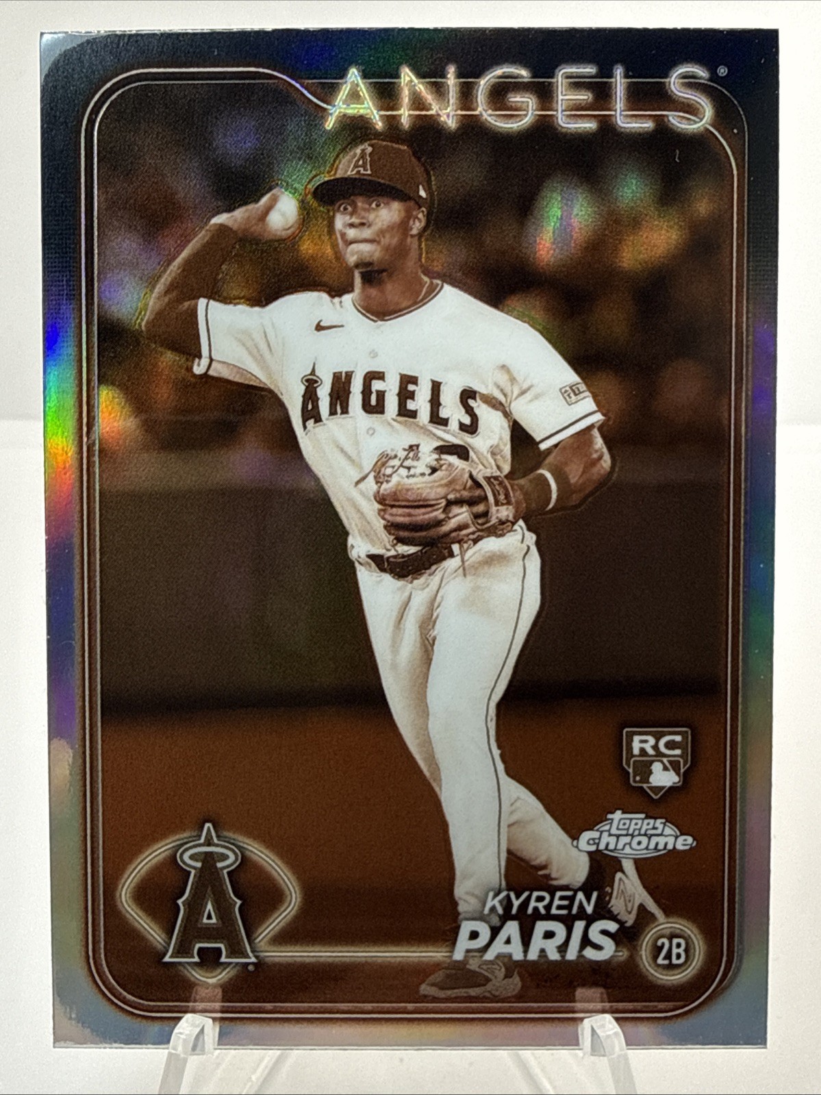 2024 Topps Chrome - Kyren Paris #151 Sepia Refractor (RC)